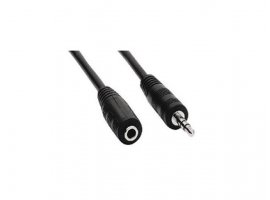  Avdio kabel ROLINE 3.5mm(m) na 3.5mm(ž), 10m, produžni, črni