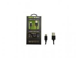  Kabel MAXMOBILE USB-C(m) na USB-A(m), 2m, črni