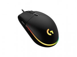  Miška LOGITECH G203 LIGHTSYNC, RGB, črna (910-005796)