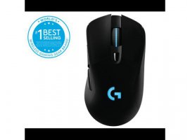  Miška LOGITECH G703 Lightspeed Hero, 12000dpi, brezžična, črna (910-005640)