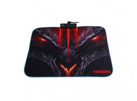  Podloga za miško NEON NESTOR, gaming, 350*250*3mm, RGB