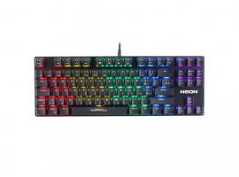 Tipkovnica NEON MORPHEUS, gaming, žična, backlight, rainbow, metal