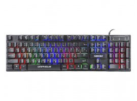  Tipkovnica NEON ORPHEUS, gaming, žična, backlight, rainbow