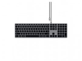  Tipkovnica SATECHI Slim W3, USB-C, Backlit, Space Grey