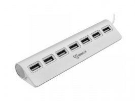  USB HUB SBOX H-207, 7x USB 2.0, beli