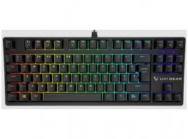  Tipkovnica UVI Gear Pride Mini, mehanska, RGB, USB, črna