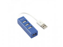  USB HUB SBOX H-204, 4x USB 2.0, modri