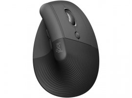  Brezžična miška LOGITECH Lift, ergonomska, navpična, črna (910-006473)