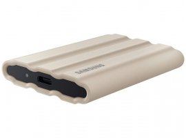 Zunanji SSD disk, 2 TB, SAMSUNG T7 Shield, USB 3.2 Gen2 (USB Type-C), bež, MU-PE2T0K