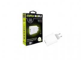  Polnilec MAXMOBILE TR-255, Dual, QC 3.0, 30W, 5.4A