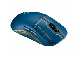  Miška LOGITECH G PRO LOL Lightspeed, gaming, brezžična, 25600dpi, modra (910-006451)
