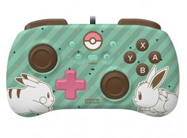  Krmilnik HORI Horipad Mini Pikachu & Eevee, za Nintendo Switch (OLED), žični, zeleni