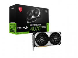  Grafična kartica MSI NVIDIA GeForce RTX4070 Ti Super Ventus 2X OC, 16 GB GDDR6X