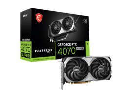  Grafična kartica MSI NVIDIA GeForce RTX4070 Super Ventus 2X OC, 12 GB GDDR6X