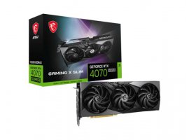  Grafična kartica MSI NVIDIA GeForce RTX4070 Super Gaming X Slim, 12 GB GDDR6X
